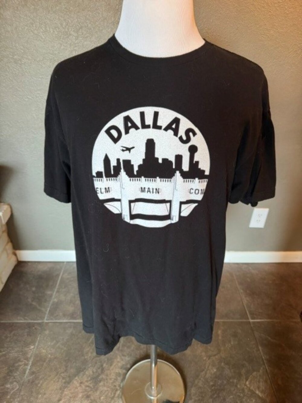 Men's Black "Dallas" TShirt